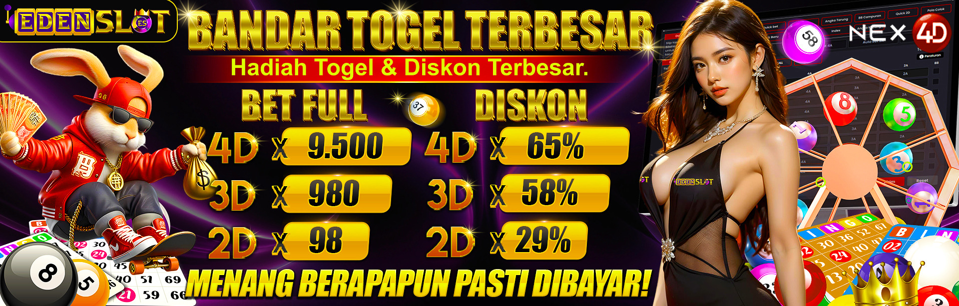 BONUS TOGEL TERBESAR